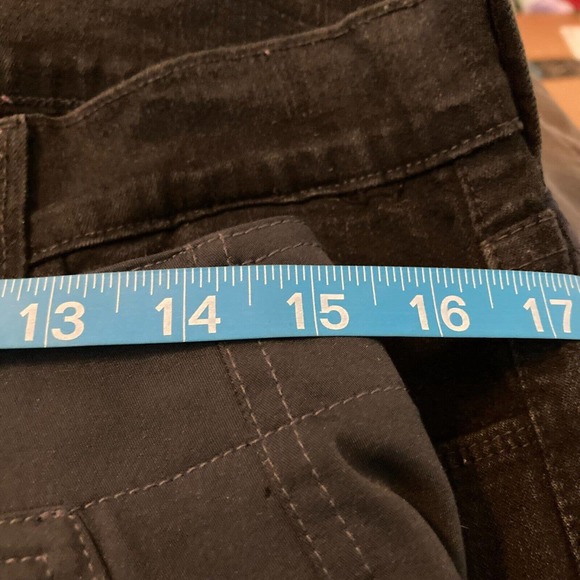 Tail Tech Golf Capris Womens Sz 8 Navy Blue Stretch‎ Cinch Pants Zip Pockets - Picture 7 of 9